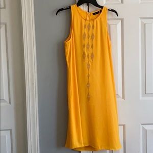 Yellow long dress
